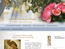 Tablet Screenshot of oakroseacademyoflight.org